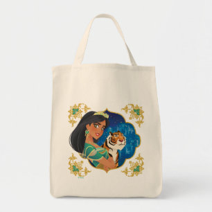 Tote Bag Aladin  Graphisme Bijoux De Jasmin Et De Raja