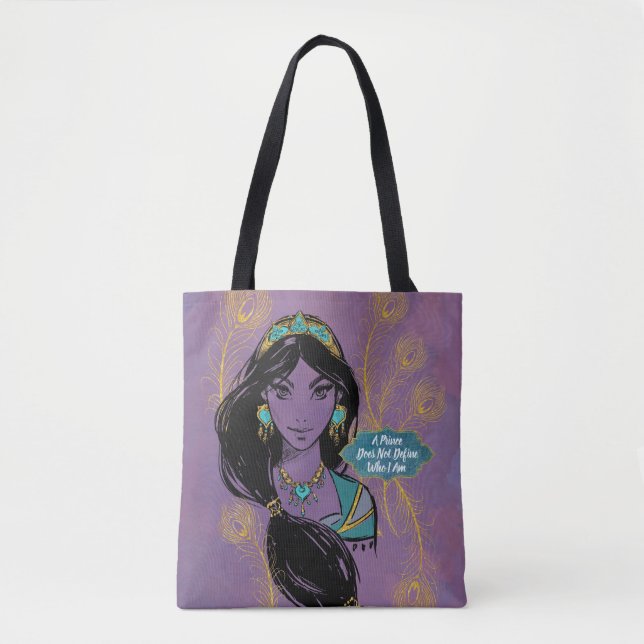Tote Bag Aladin| Jasmine "Qui je suis" (Devant)