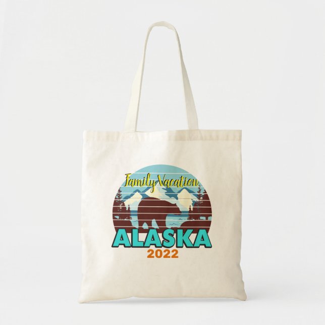 Tote Bag Alaska 2022 Vacation Cruise Group Correspondance (Devant)