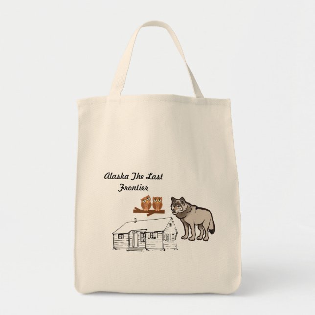 Tote Bag Alaska The Last Frontier (Devant)