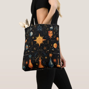 Tote Bag Alchimie magique foncée