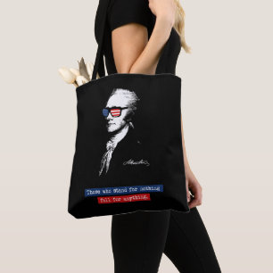 Tote Bag Alexander Hamilton ceux qui représentent rien