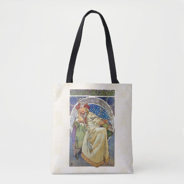 Tote Bag Alfons Mucha Princezna 1911 Hyacinta (Devant)