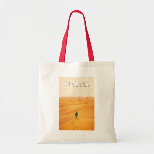 Tote Bag Algérie Travel Art Vintage (Devant)