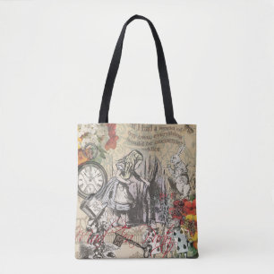 Tote Bag Alice à Wonderland
