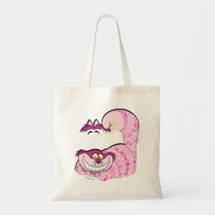 Tote Bag Alice à Wonderland   the Cheshire Cat en texte