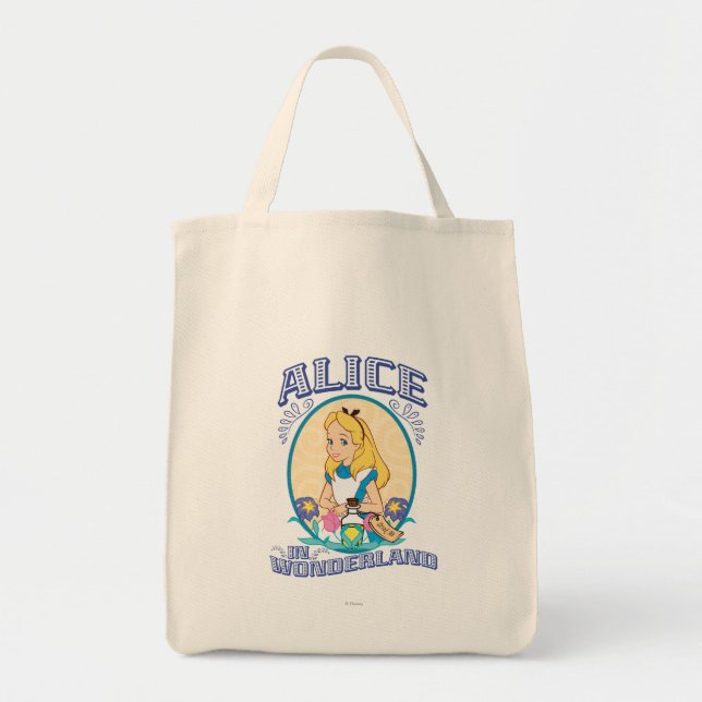 Tote Bag Alice au pays des merveilles - Cadre (Devant)