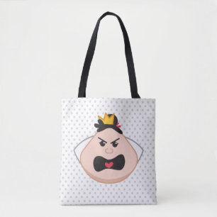 Tote Bag Alice au pays des merveilles  Emoji, reine des coe