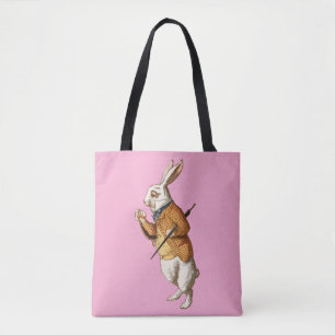 Tote Bag   Alice au pays des merveilles - Lapin Blanc
