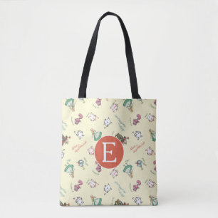 Tote Bag Alice au pays des merveilles  Motif - Monogramme