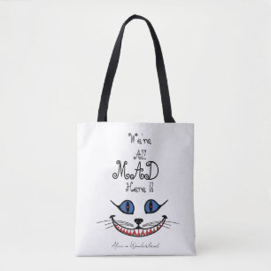 Tote Bag Alice au pays des merveilles -Nous sommes tous fou