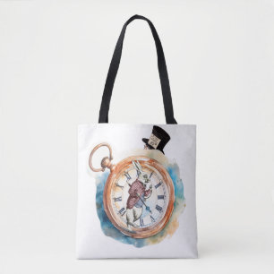 Tote Bag Alice au pays des merveilles Tick-Tock