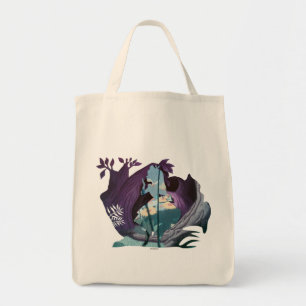 Tote Bag Alice Daisy Field Silhouette in Tulgey Woods