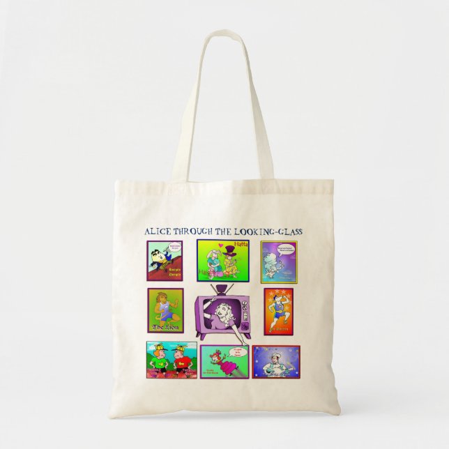 Tote Bag Alice par l'art 1998 de bande dessinée de psyché (Devant)