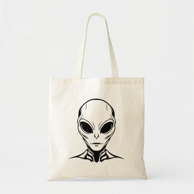 Tote Bag Alien Head (Devant)