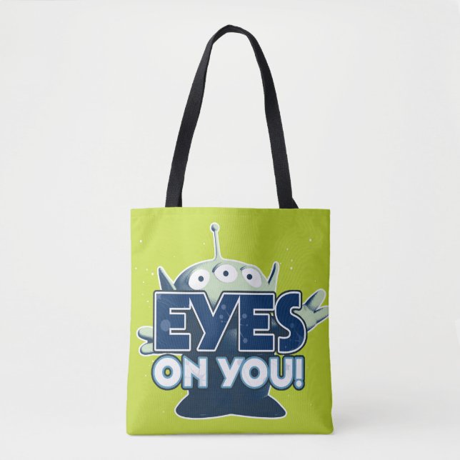 Tote Bag Alien : Les yeux sur toi ! (Devant)