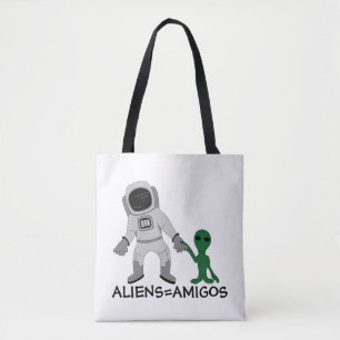 Tote Bag Aliens = Amigos, astronautes et extra-terrestres