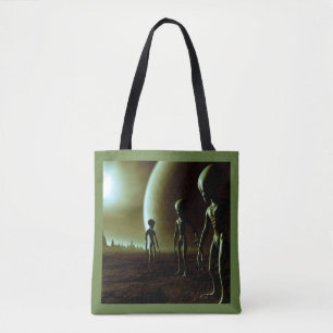 Tote Bag ALIENS gris SF 1