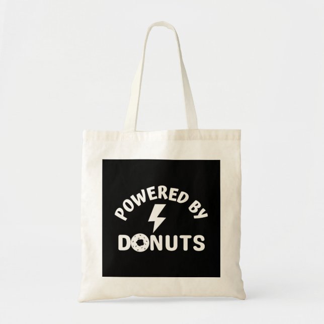 Tote Bag alimenté par des donuts (Devant)