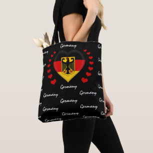 Tote Bag Allemagne Drapeau & Coeur Allemand Drapeau mode /s