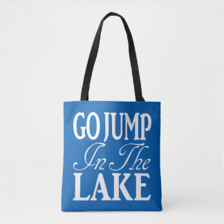 Tote Bag Aller Sauter Dans Le Lac