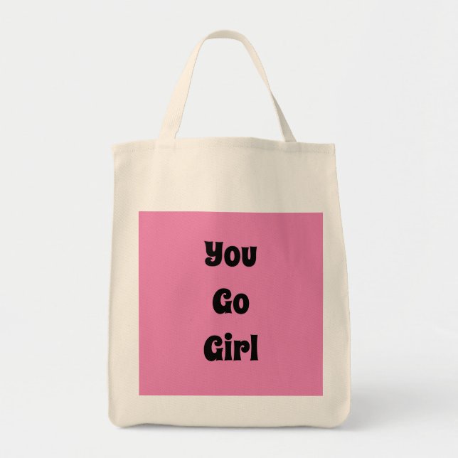 Tote Bag Allez, fille (Devant)