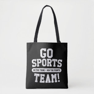 Tote Bag Allez l'équipe sportive ! Sports amusants
