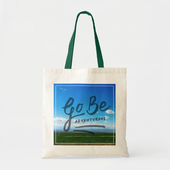 Tote Bag Allez soit aventureux (Devant)