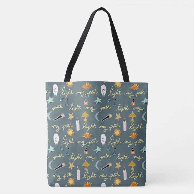 Tote Bag Allumer mon chemin (Devant)
