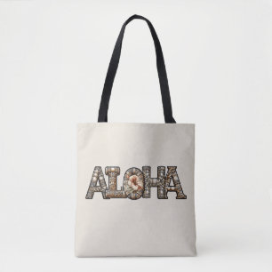 Tote Bag Aloha Bamboo, polynésien hawaïen