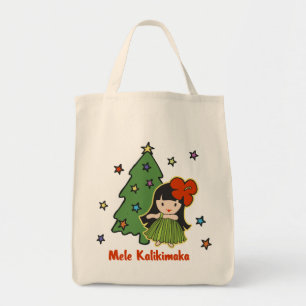 Tote Bag Aloha fille de danse polynésienne hawaïenne de