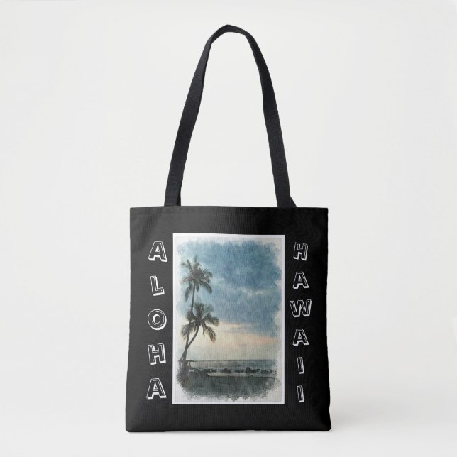 Tote Bag Aloha Hawaï (Devant)