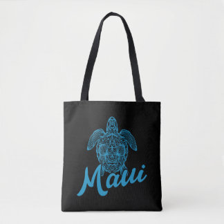 Tote Bag Aloha Maui Hawaiian Island Surf Vacances