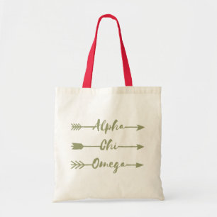 Tote Bag Alpha Chi Omega   Flèches