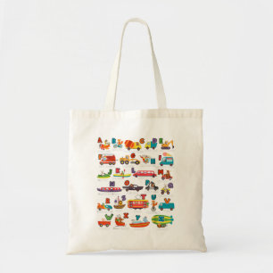 Tote Bag Alphabet Animal ABC Learning Transport Lette