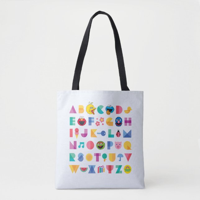 Tote Bag Alphabet de rue Sésame (Devant)