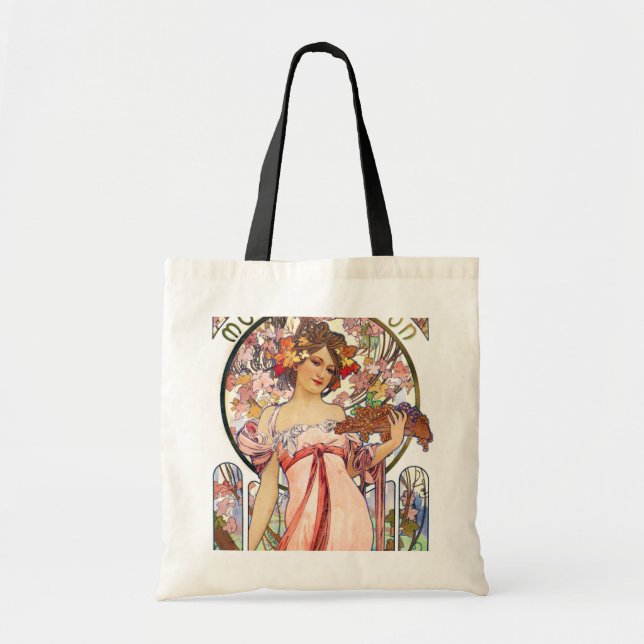 Tote Bag Alphonse Mucha (Devant)