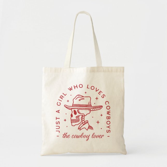 Tote Bag Amant cow-girl cowgirl romance esthétique (Devant)