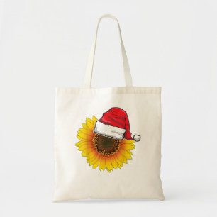 Tote Bag Amant Tournesol Fleur de soleil Santa Hat Gar cade