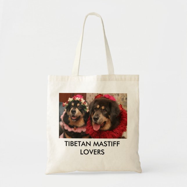 TOTE BAG AMANTS DE MASTIFF TIBÉTAIN (Devant)