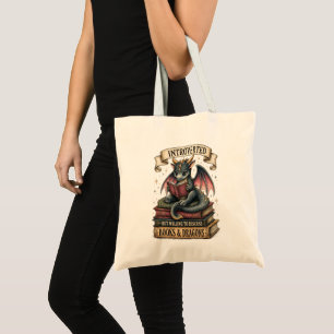 Tote Bag Amateur de livres drôles, Bibliothèque de livres d