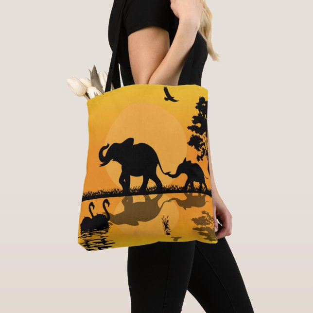 Tote Bag Amateurs cool d'éléphants africains (De près)