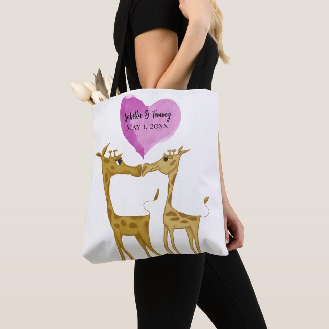Tote Bag Amateurs de girafe adorables (De près)