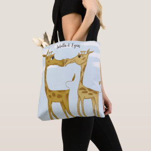 Tote Bag Amateurs de girafe adorables