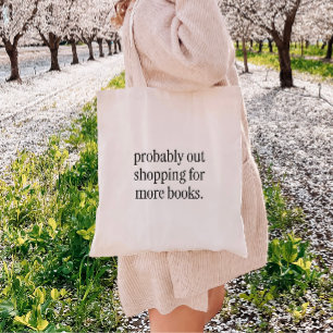 Tote Bag Amateurs minimalistes de la typographie noire