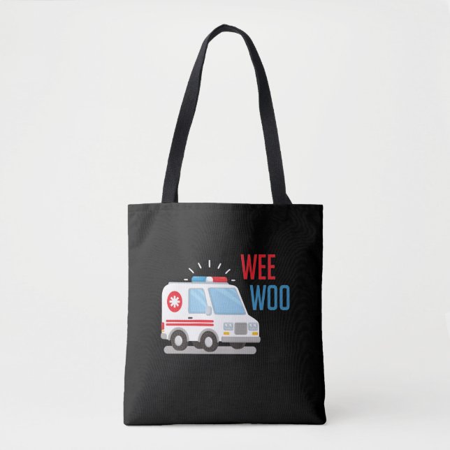 Tote Bag Ambulance Paramedic Car weo Hospital EMT (Devant)