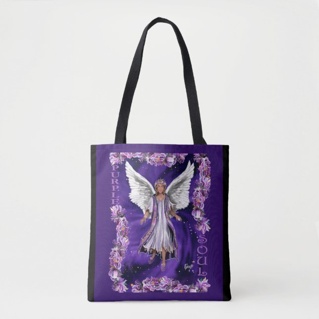 Tote Bag Âme violette (Devant)