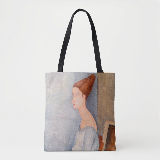 Tote Bag Amedeo Modigliani - Portrait Jeanne Hebuterne #3 (Devant)