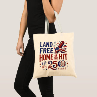 Tote Bag America 250 Baseball | 4th of July 2026 