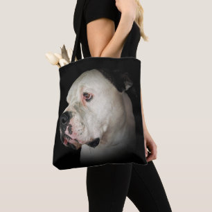 Tote Bag American Bull Dog Portrait